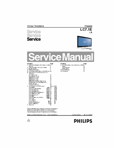 Philips 42PFL5332 Service Manual 312278516940